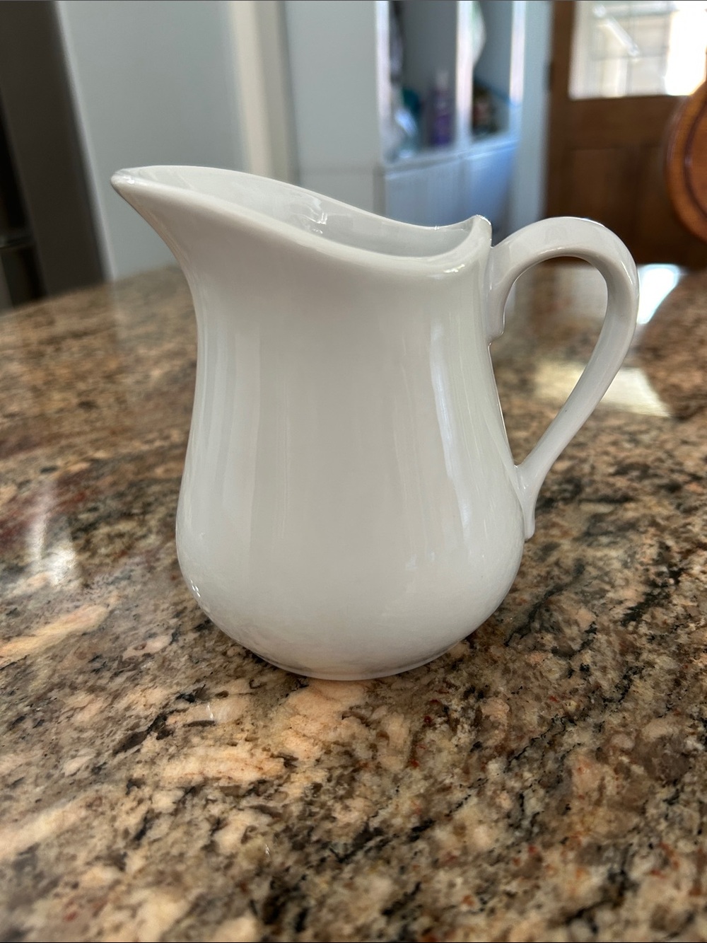 B.I.A. Classic White Ceramic 8 oz Creamer Pitcher